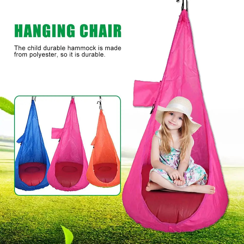 Children's Swing Pod Home Children's Comfortable And Durable Hammock Chair Indoor And Outdoor Hanging Seat Toy Swing