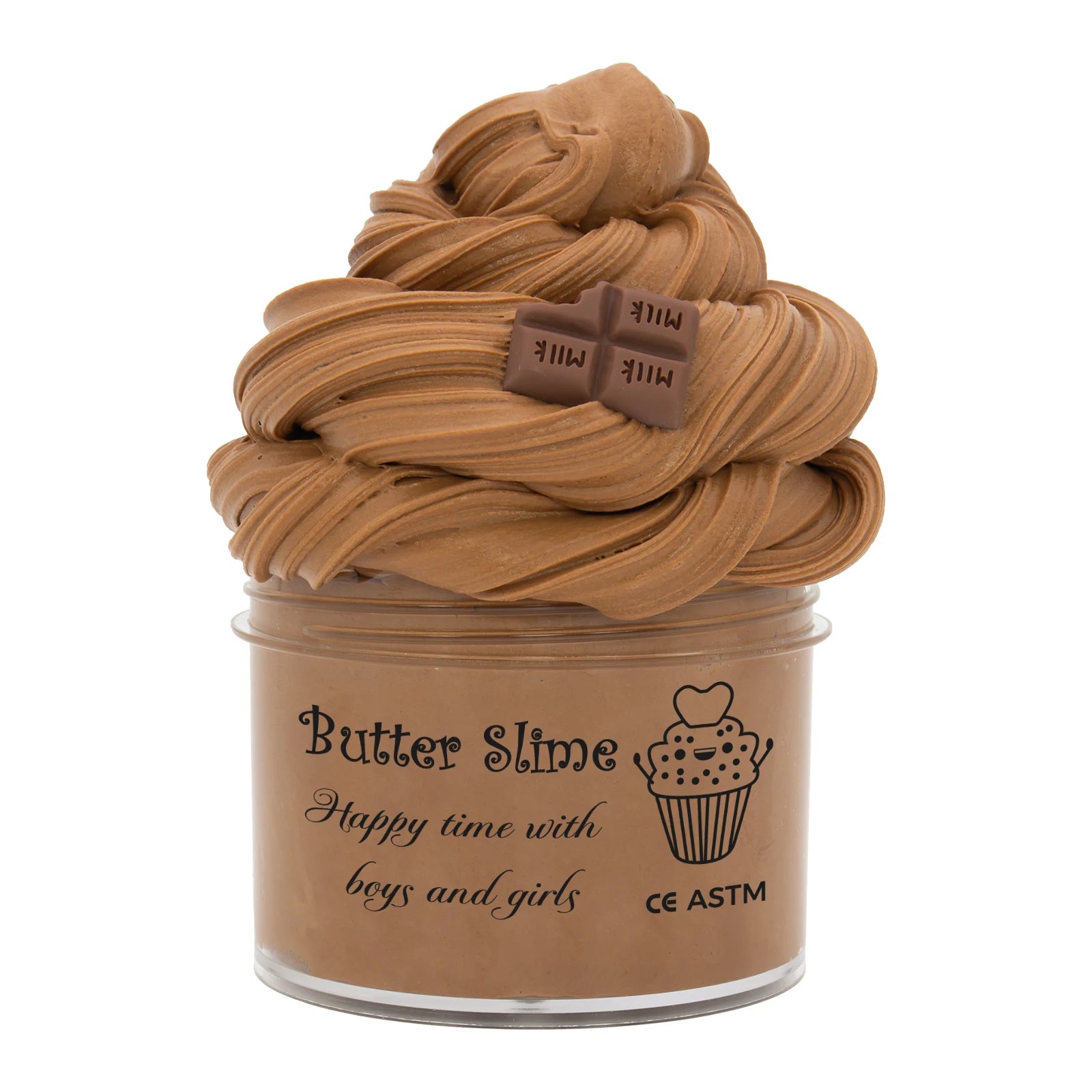 Chocolate Cookies Butter Slime Kit With Scented Slime Soft Fluffy Putty DIY Plasticine Birthday Gift Toys For Party Favors 70ml