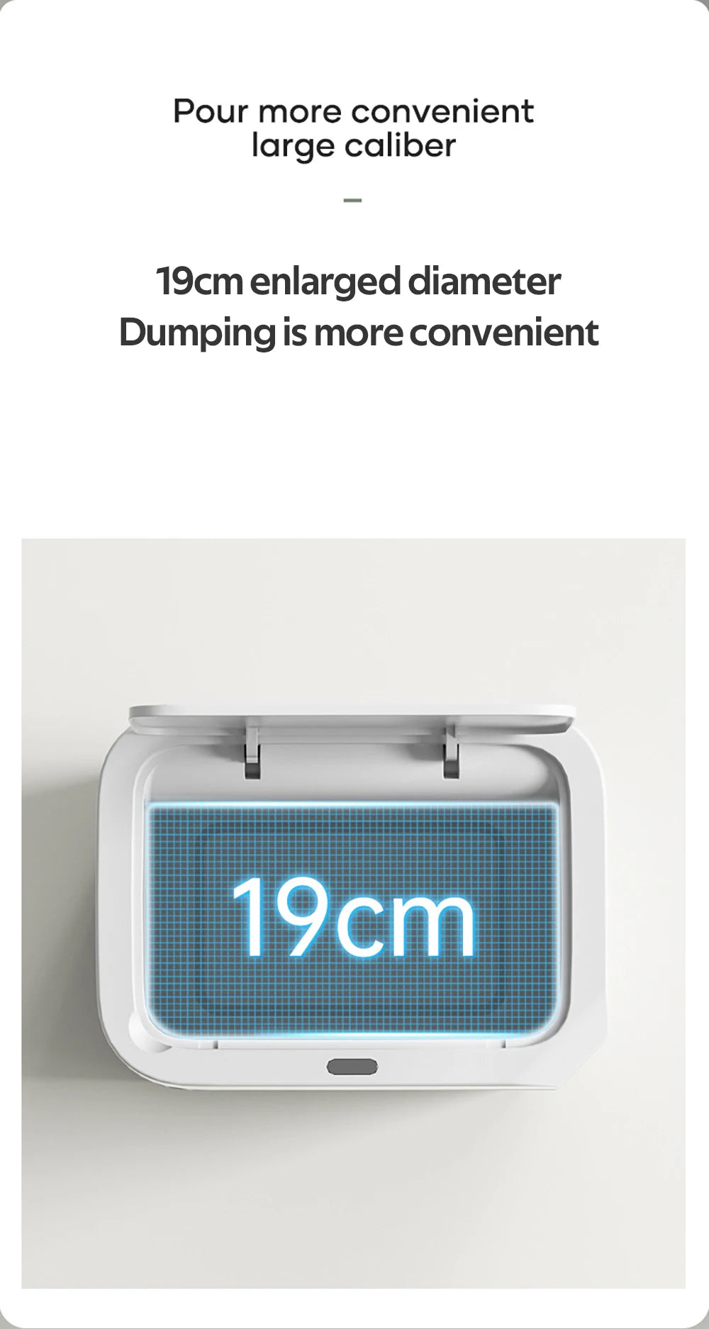 Automatic Trash Bin Smart Sensor Trash Bathroom Anti odor For Toilet White Electric Wastebasket 12/16L