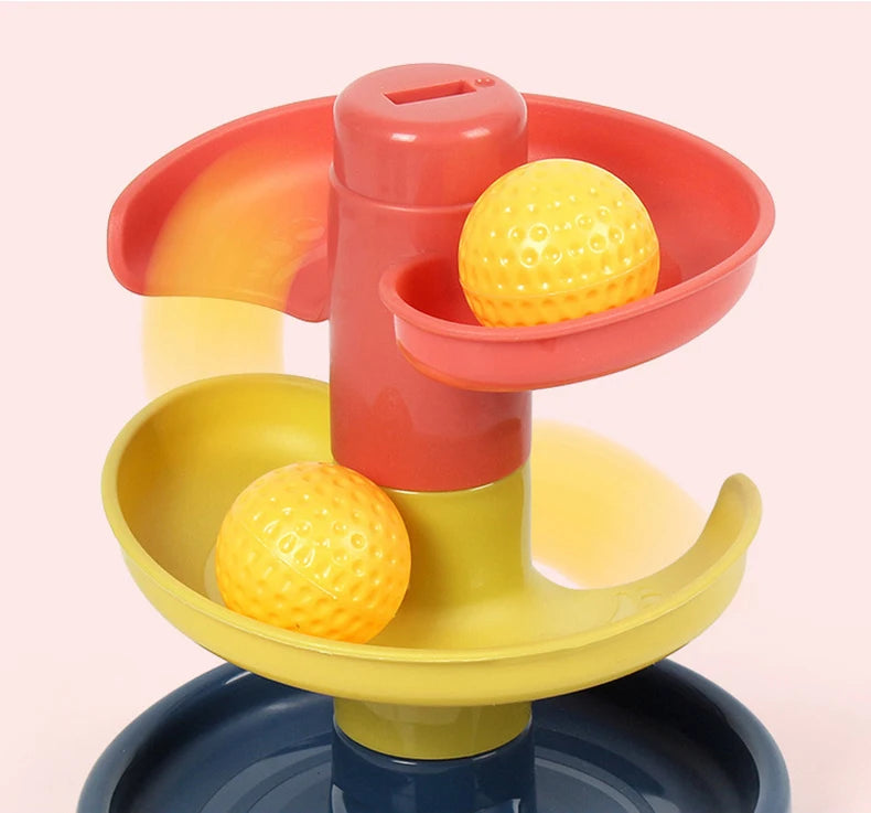 Baby Sensory Toy 0 12 24 36 Months Track Rolling Ball Push Pop Sliding Ball Early Education Toys Games Children