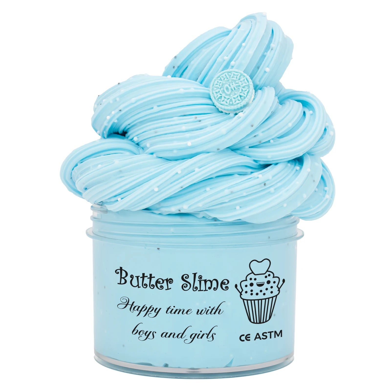 Chocolate Cookies Butter Slime Kit With Scented Slime Soft Fluffy Putty DIY Plasticine Birthday Gift Toys For Party Favors 70ml