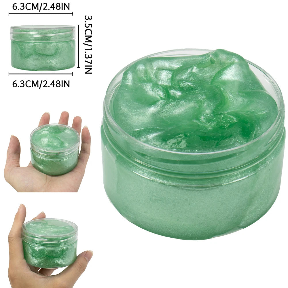 Baby Galaxy Slime Kit Stuffers Snot Clear Slime Stress Relief Toys Putty Party Favors Bubble Slime 120ml