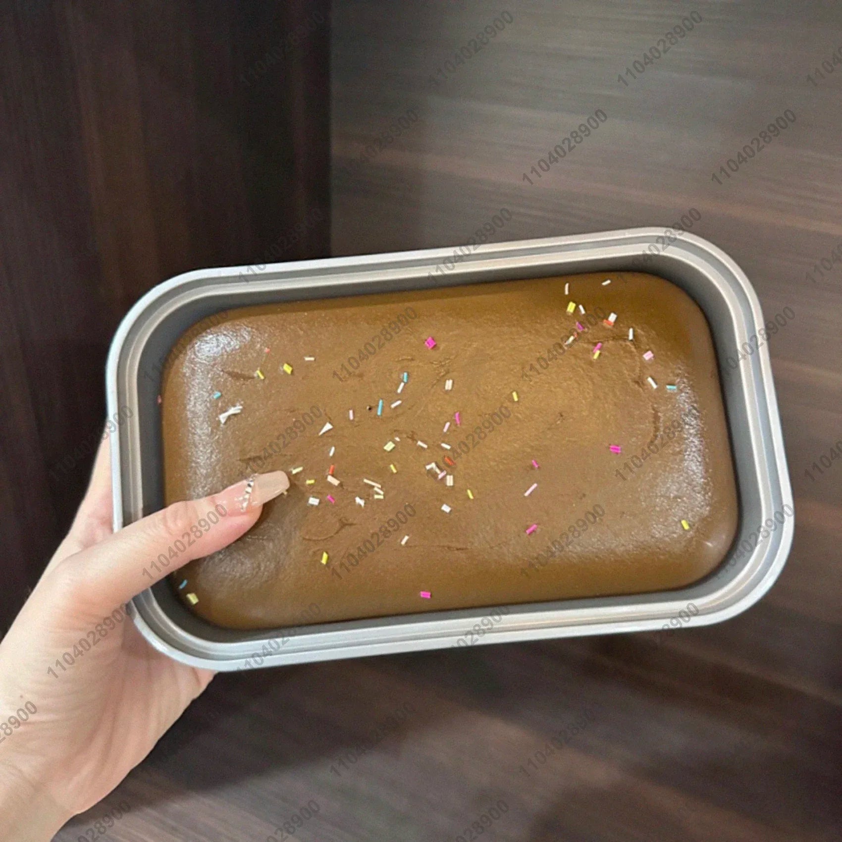 Sticky Box Cake Squishy Toy Slow Rising Squeeze Toy Butter Ice Cream Box Squishy Fidget Toy Anti Stress Release Hand Relax Gift