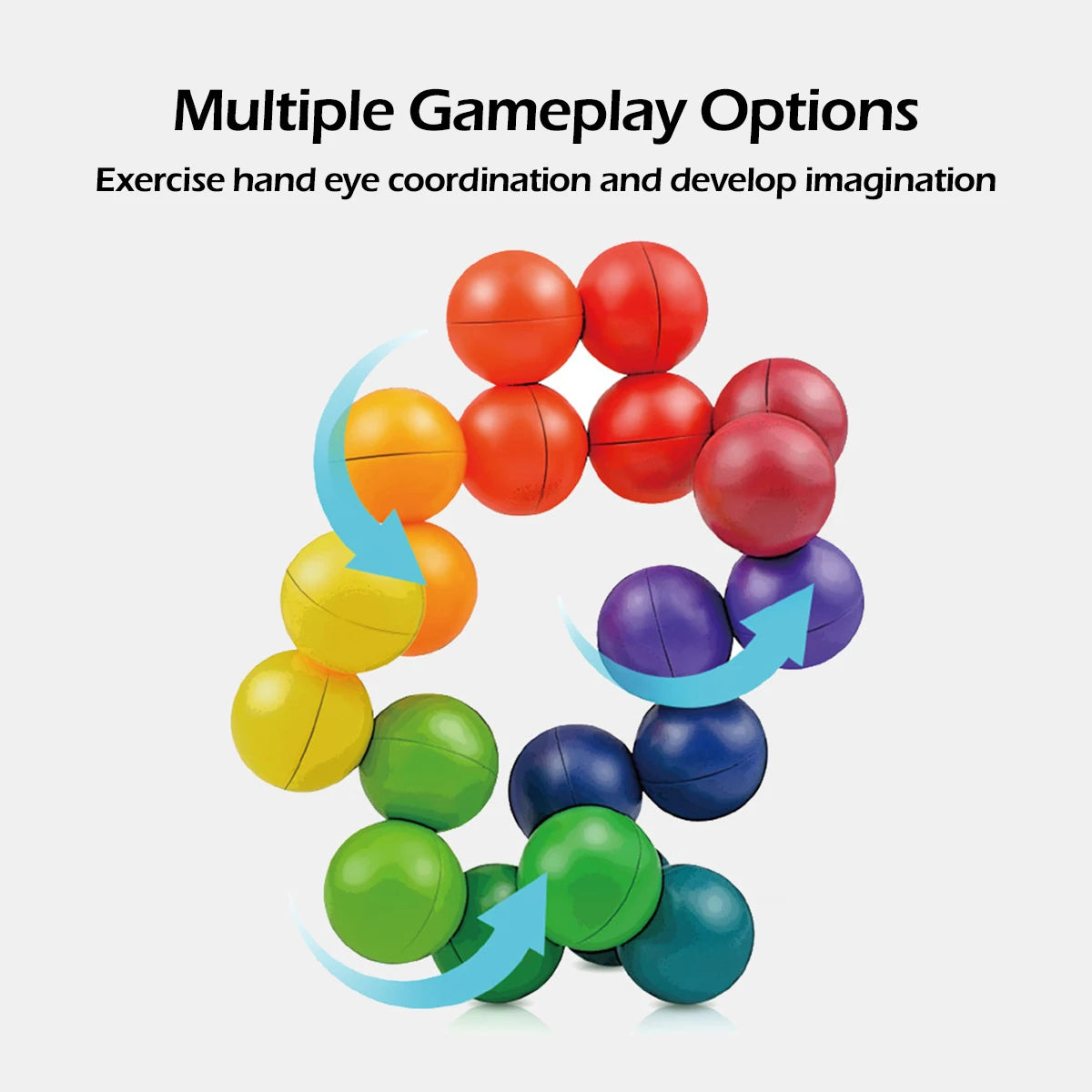 3D Rotating Educational Sensory Balls For Stress & Anxietyelief, Creative Learning Activities