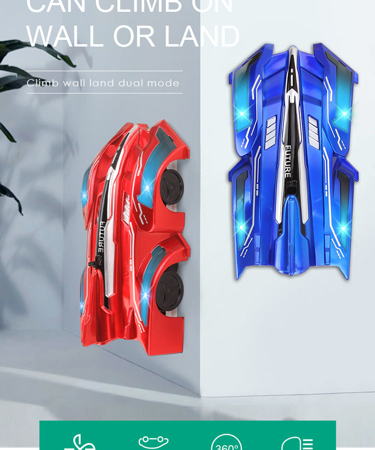 Remote Control Car With Lights Electric Wall Climbing Drift Stunt RC Racing Car Toys For Kids Boy Christmas New Years Gift