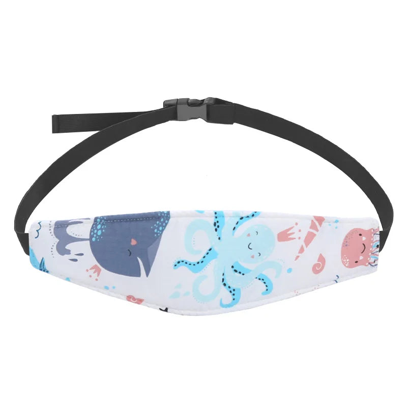 Infant Baby Carseat Head Support Fastening Belt Adjustable Boy Girl Playpens Sleep Positioner Children Car Seat Straps Pillows