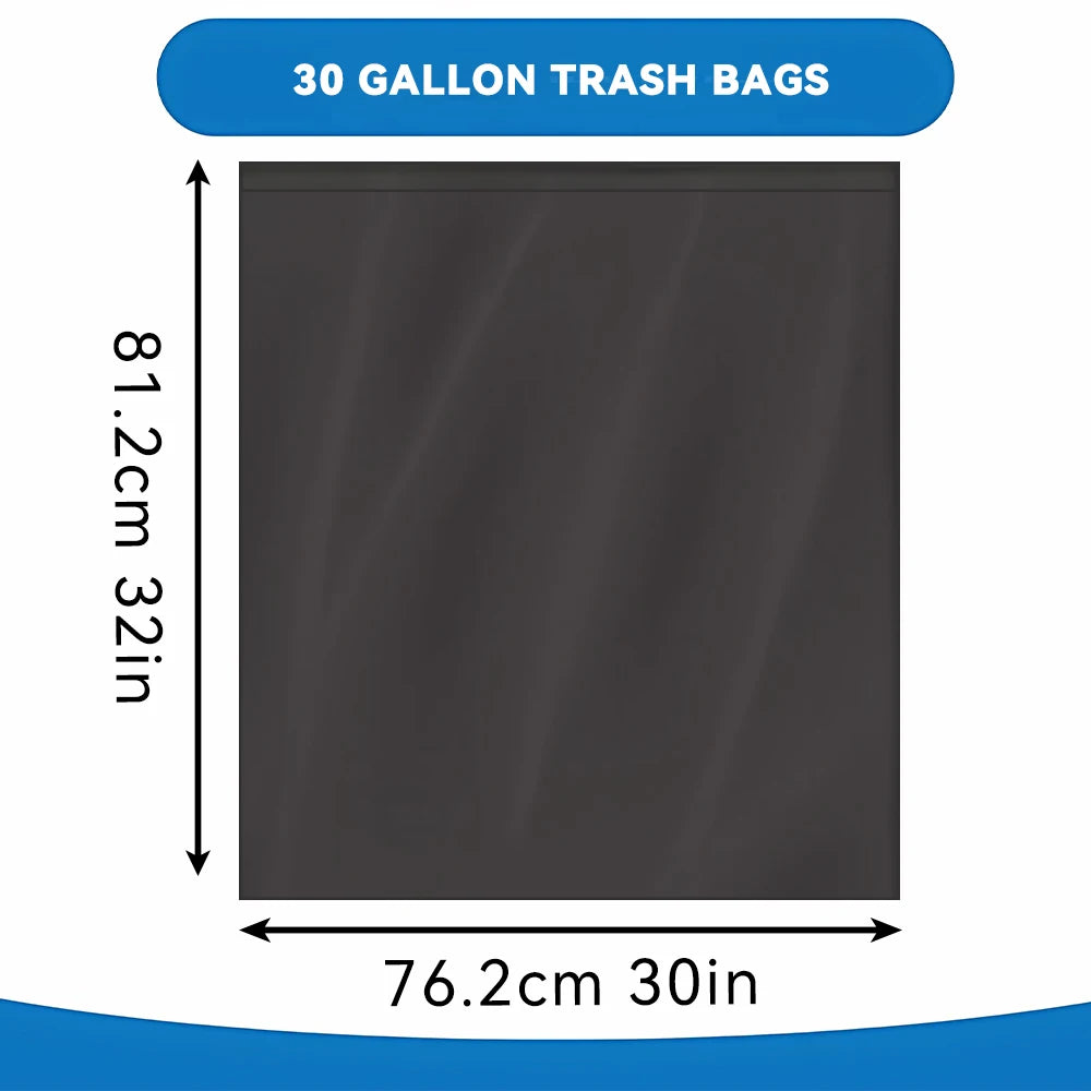 Black Large Trash Bag Garbage Bags Xtratuff Trash Bags 30 Gallon  Heavy Duty 100 Count