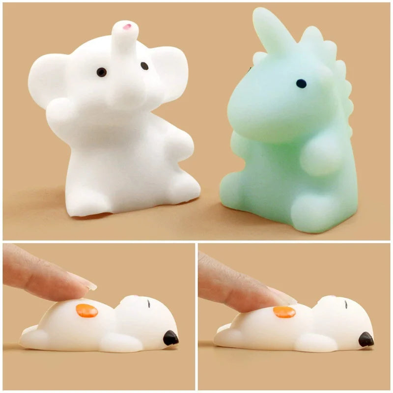 Mochi Squishies Kawaii Anima Squishy Toys For Kids Antistress Ball Squeeze Party Favors Stress Relief Toys 50-5PCS