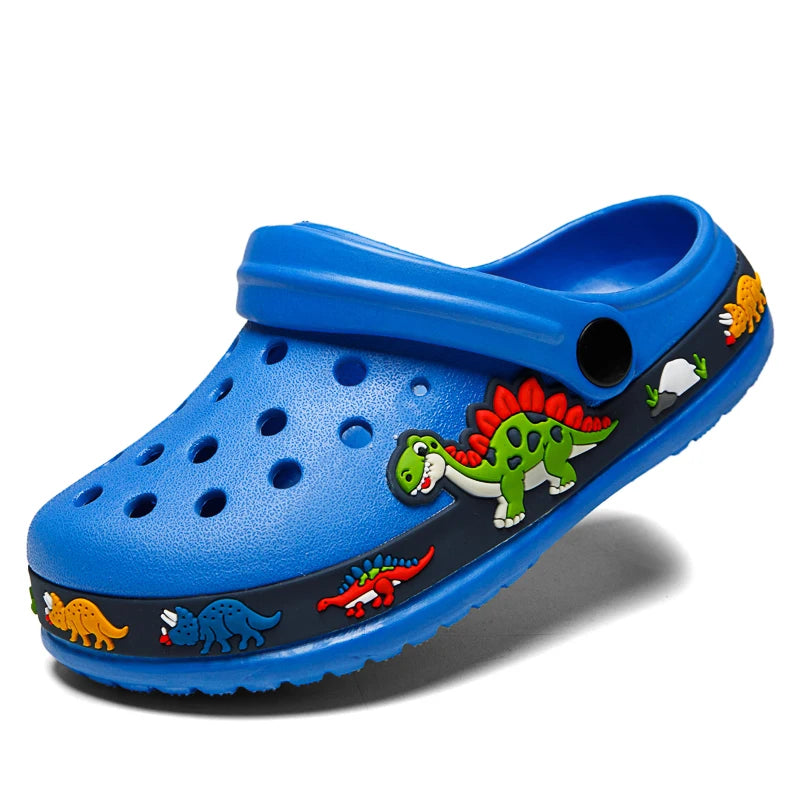 Baby Boys Slippers Cute New Animal Summer Kids Cartoon Sandals Toddler Beach Shoes Girls Cute Slides Children Slippers