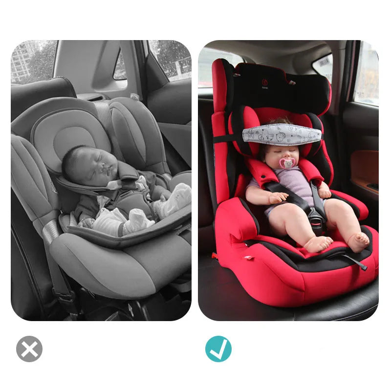 Infant Baby Carseat Head Support Fastening Belt Adjustable Boy Girl Playpens Sleep Positioner Children Car Seat Straps Pillows