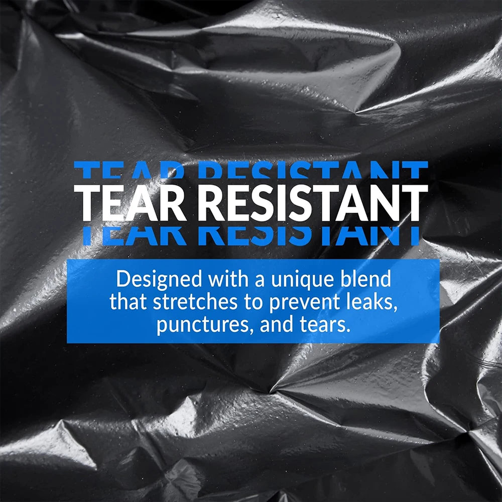 Black Large Trash Bag Garbage Bags Xtratuff Trash Bags 30 Gallon  Heavy Duty 100 Count