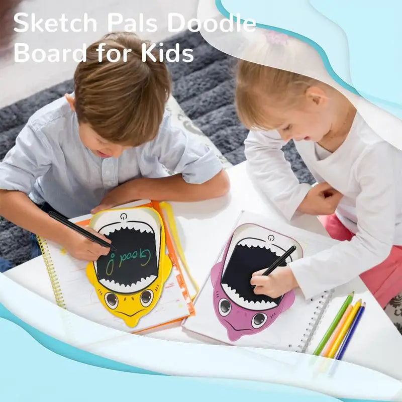 Shark LCD Electronic Drawing Toy Educational Writing Tablet Kids Drawing Tablet Drawing Pad Doodle Board For Toddler