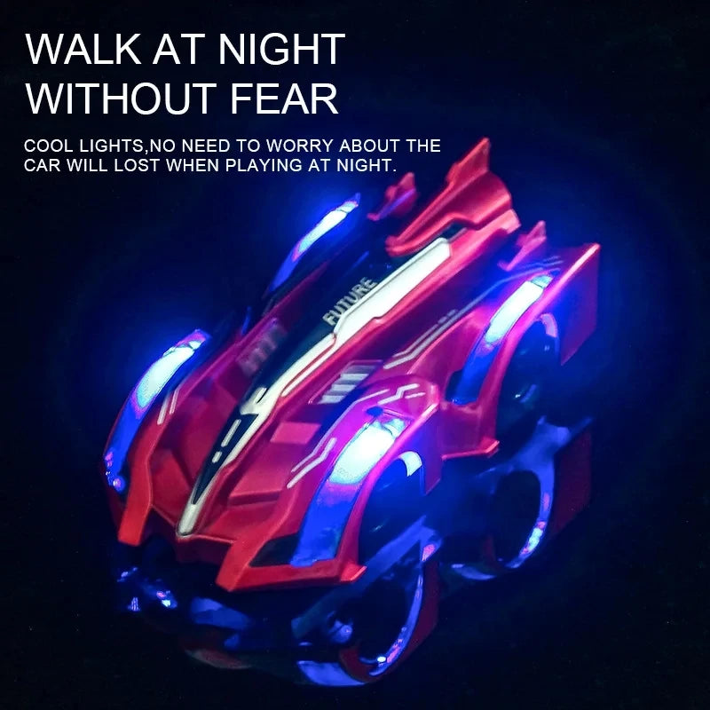 Remote Control Car With Lights Electric Wall Climbing Drift Stunt RC Racing Car Toys For Kids Boy Christmas New Years Gift