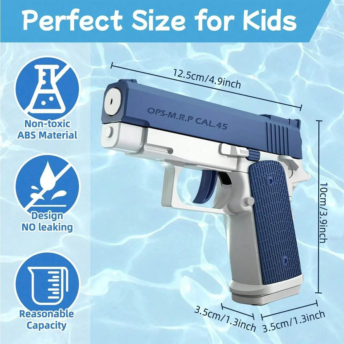 Water Guns Pistol Toy Squirt Guns, Summer Pool Beach Shooting Games Toys, Water Blaster Pistol for Kids