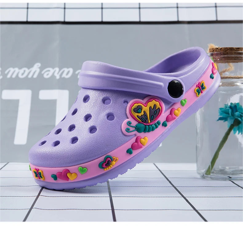 Baby Boys Slippers Cute New Animal Summer Kids Cartoon Sandals Toddler Beach Shoes Girls Cute Slides Children Slippers