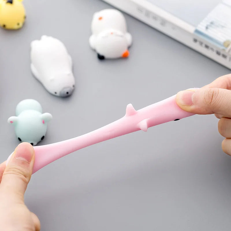 Mochi Squishies Kawaii Anima Squishy Toys For Kids Antistress Ball Squeeze Party Favors Stress Relief Toys 50-5PCS