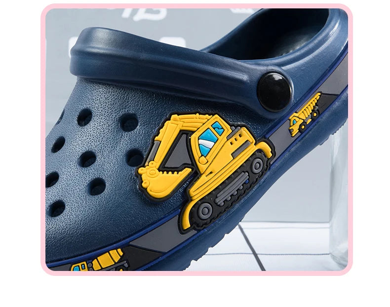 Baby Boys Slippers Cute New Animal Summer Kids Cartoon Sandals Toddler Beach Shoes Girls Cute Slides Children Slippers