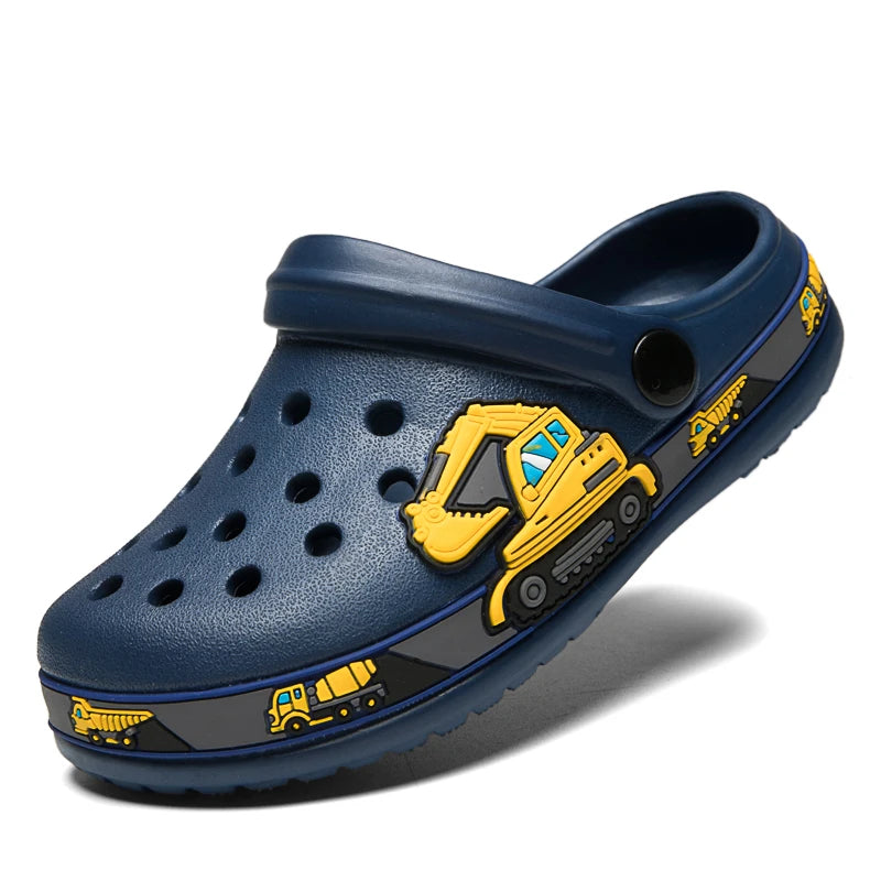 Baby Boys Slippers Cute New Animal Summer Kids Cartoon Sandals Toddler Beach Shoes Girls Cute Slides Children Slippers