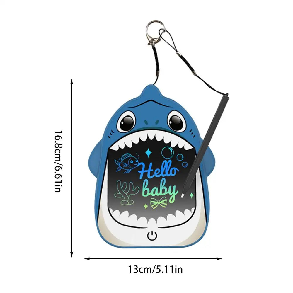 Shark LCD Electronic Drawing Toy Educational Writing Tablet Kids Drawing Tablet Drawing Pad Doodle Board For Toddler