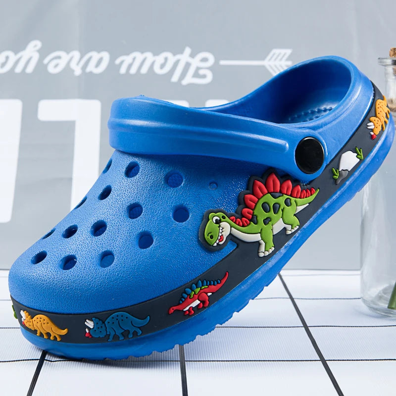 Baby Boys Slippers Cute New Animal Summer Kids Cartoon Sandals Toddler Beach Shoes Girls Cute Slides Children Slippers